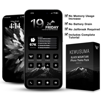 Black Mountain iPhone Theme Version 1.1.1