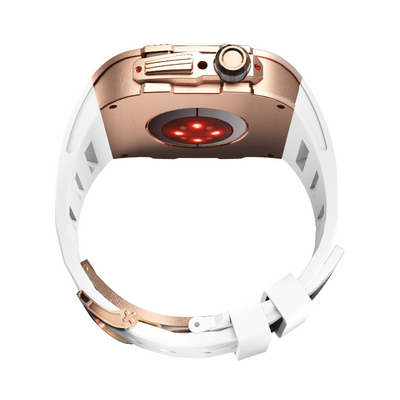 Apple Watch Case Black Gold Titan Carbon Fiber Plus